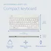R-Go Tools ergonominė klaviatūra R-Go Compact Break, kompaktiška klaviatūra su pertraukų programine įranga, AZERTY (FR), laidinė, balta