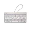Ergonominė klaviatūra „R-Go Split Break“ su pertraukų programine įranga, ergonomiška padalinta klaviatūra, AZERTY (prancūzų), „Bluetooth“, balta
