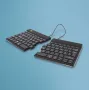 R-Go Tools Ergonominė klaviatūra R-Go Split Break su pertraukų programine įranga, ergonominė atskirta klaviatūra, AZERTY (FR), Bluetooth, juoda