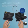 R-Go Tools Ergonominė klaviatūra R-Go Split Break su pertraukų programine įranga, ergonominė atskirta klaviatūra, AZERTY (FR), Bluetooth, juoda