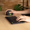 R-Go Tools ergonominė klaviatūra R-Go Compact Break, kompaktiška klaviatūra su pertraukų programine įranga, AZERTY (BE), Bluetooth, juoda