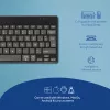 R-Go Tools ergonominė klaviatūra R-Go Compact Break, kompaktiška klaviatūra su pertraukų programine įranga, AZERTY (BE), Bluetooth, juoda