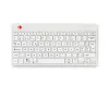 R-Go Tools ergonominė klaviatūra R-Go Compact Break, kompaktiška klaviatūra su pertraukų programine įranga, AZERTY (BE), Bluetooth, balta