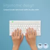 R-Go Tools ergonominė klaviatūra R-Go Compact Break, kompaktiška klaviatūra su pertraukų programine įranga, AZERTY (BE), Bluetooth, balta