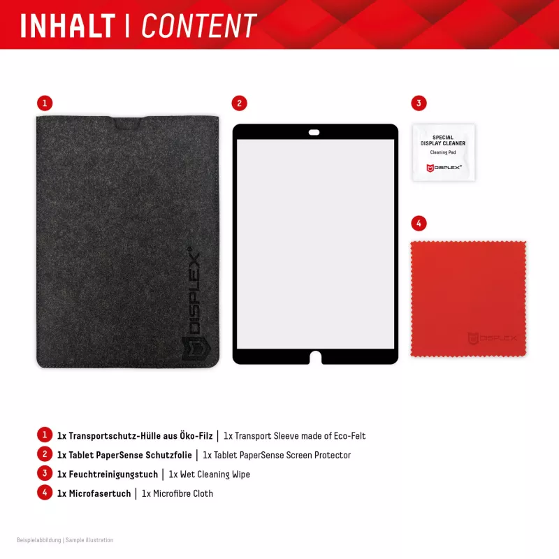 Popierių primenanti ekrano apsauginė plėvelė Displex TABLET PAPERSENSE, skirta iPad 7/8/9 kartos ir iPad Air 3, matinė, 10,5 colio (26,7 cm), 3H, nuimama
