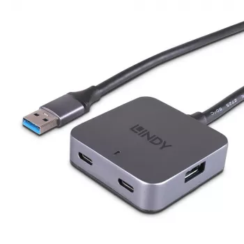 Lindy 5m USB 3.0 šakotuvas, 4 prievadai