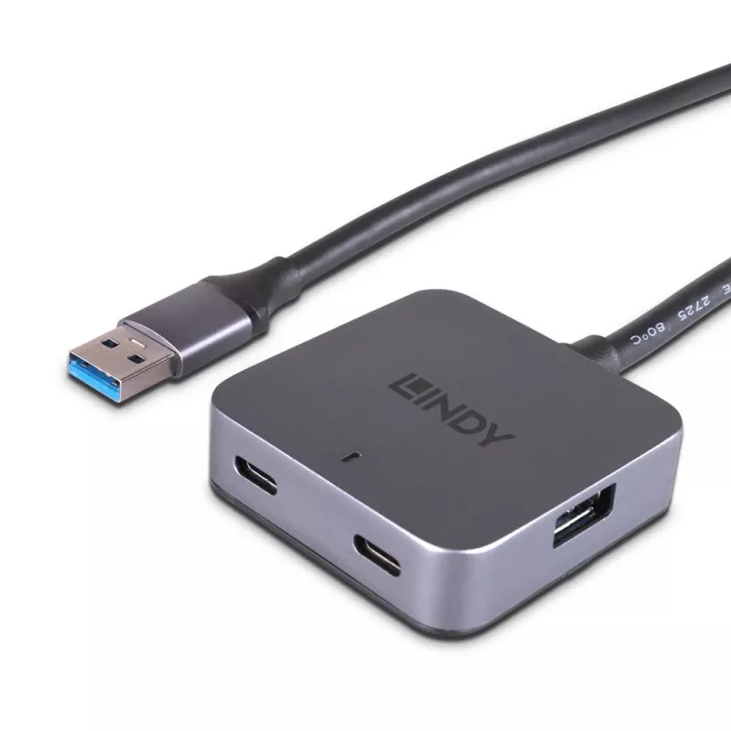 Lindy 5m USB 3.0 šakotuvas, 4 prievadai