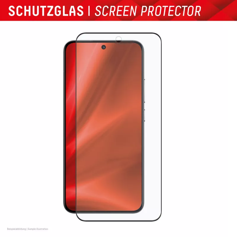 Ekrano apsauga e.v.i. Displex Full Cover (10H), skirta Xiaomi 14 Pro, grūdintas stiklas, ekologiškas montavimo rėmelis, juoda/skaidri
