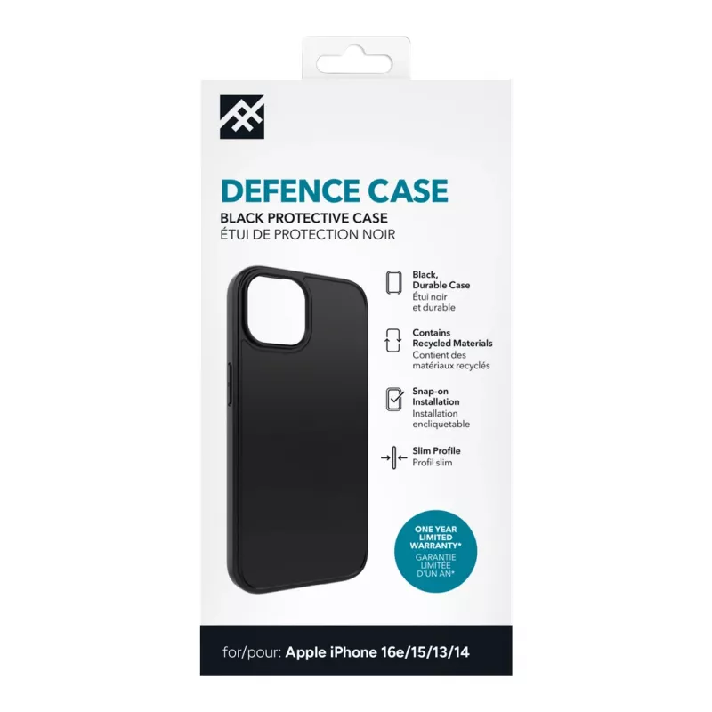 IFROGZ Defence Case iPhone 17e/16e/15/14/13 Juoda