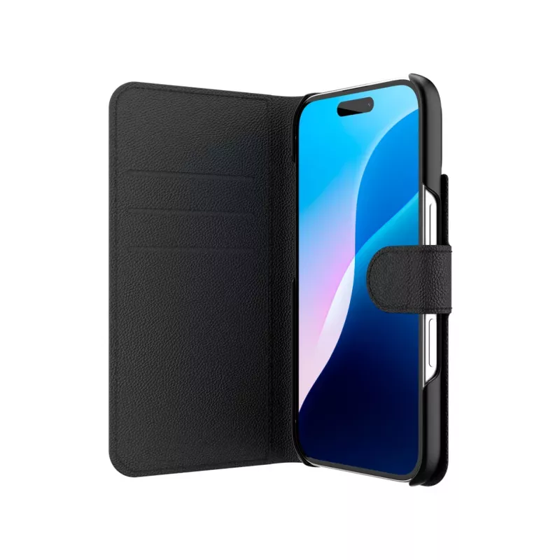 IFROGZ IF Defence dėklas su atvartu Apple iPhone 16 juodas INTL, Atvartas, Apple, iPhone 16, 15,5 cm (6,1 col.), Juodas