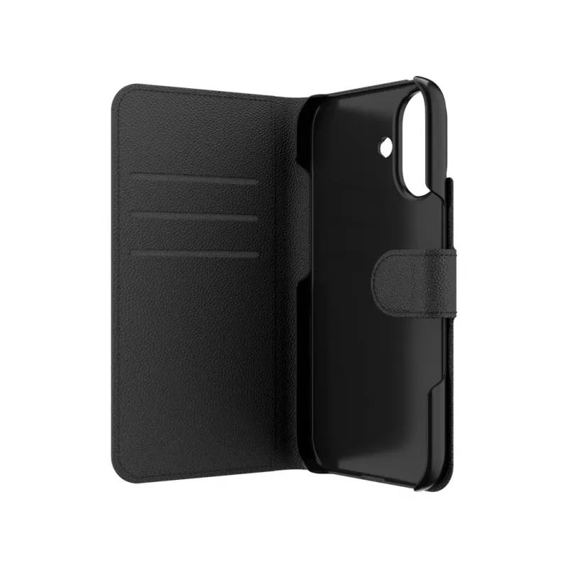 IFROGZ IF Defence dėklas su atvartu Apple iPhone 16 juodas INTL, Atvartas, Apple, iPhone 16, 15,5 cm (6,1 col.), Juodas