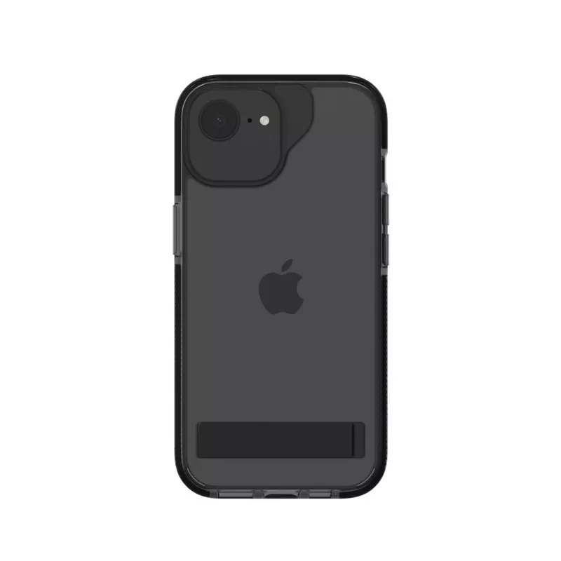 ZAGG Santa Cruz Kickstand dėklas iPhone 17e/16e/15/14/13 Juoda