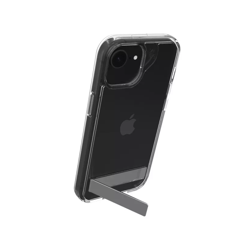 ZAGG Crystal Palace Kickstand dėklas iPhone 16/15/14/13 skaidrus, Dangtelis, Apple, iPhone 17e/16e/15/14/13, 15,5 cm (6,1 inch), Skaidrus