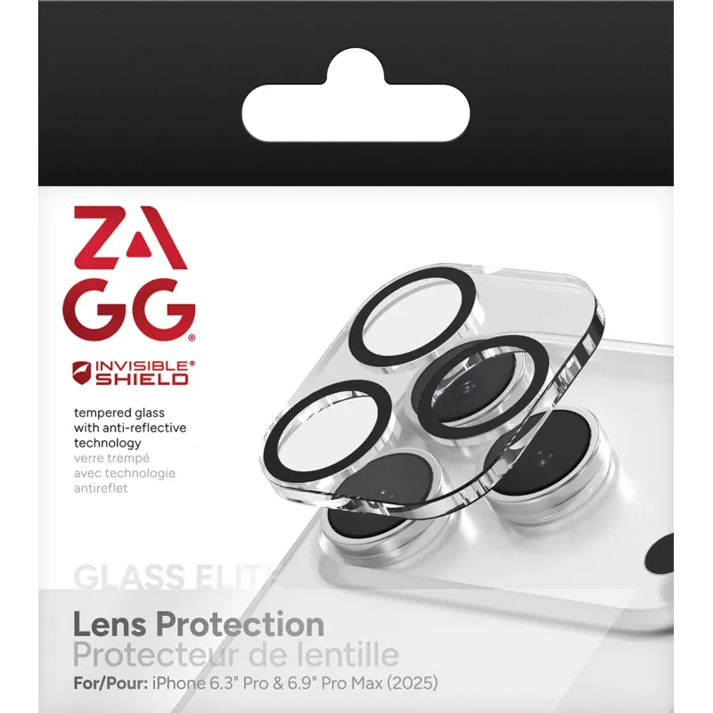 InvisibleShield Glass Elite Lens Protection For Apple iPhone 17 Pro/Pro Max