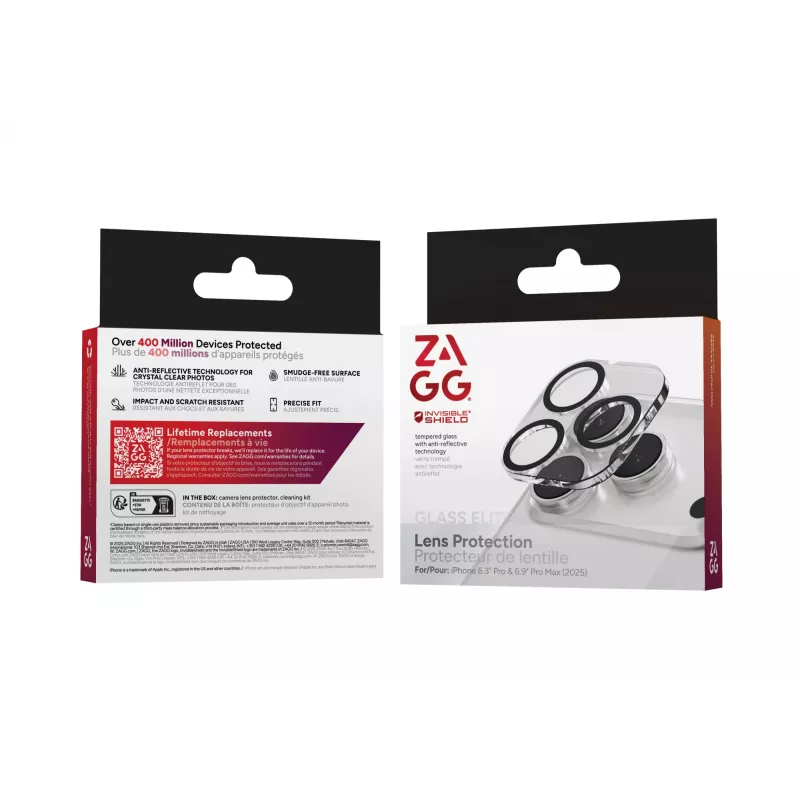InvisibleShield Glass Elite Lens Protection For Apple iPhone 17 Pro/Pro Max
