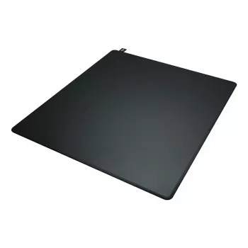 Žaidimų pelės kilimėlis Cherry GP7 — medžiaginis paviršius, 460×400 mm, susiūti kraštai, neslystanti guminė bazė, juodas