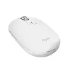 Belaidis biuro pelė TRUST Seron plonas Multi – abiem rankoms tinkama, RF + Bluetooth, optinė 3200 DPI, 7 mygtukai, balta