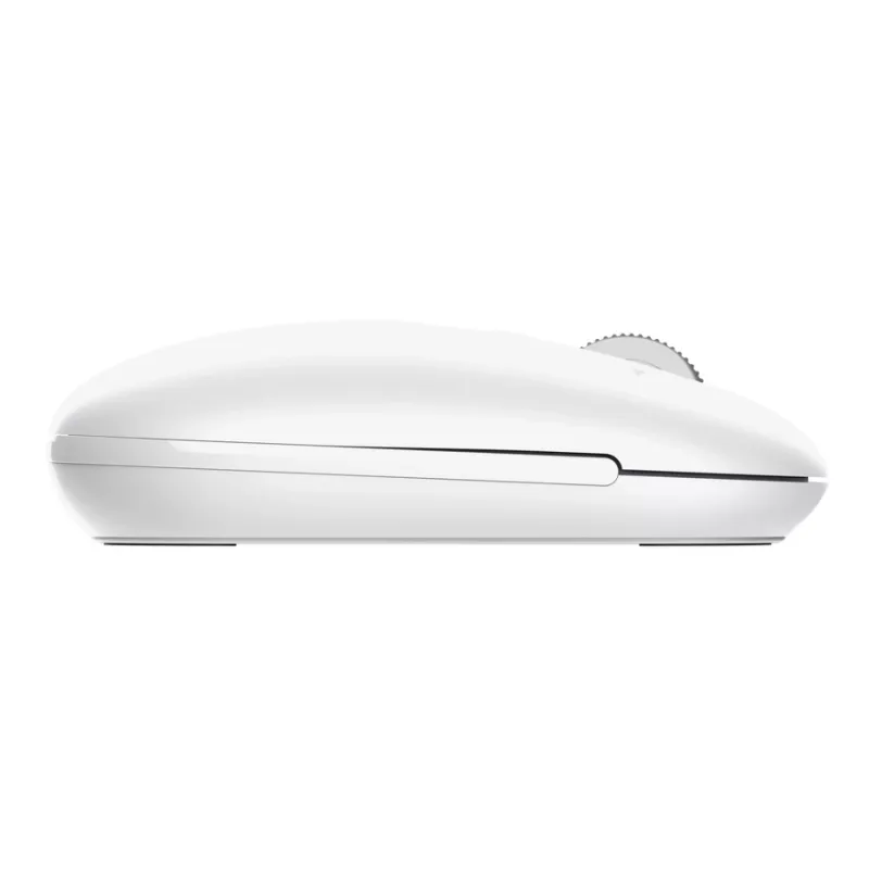 Belaidis biuro pelė TRUST Seron plonas Multi – abiem rankoms tinkama, RF + Bluetooth, optinė 3200 DPI, 7 mygtukai, balta