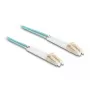 Optinio pluošto kabelis DeLOCK 88078 LC Duplex į LC Duplex OM3 0,5 m