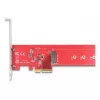 DeLOCK vidinis M.2 adapteris 90889 PCIe 5.0 raudono nerūdijančio plieno