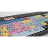 Klaviatūra „LogicKeyboard“ LKB-PPROCC-BJPU-FR – pilno dydžio laidinė USB AZERTY prancūzų, žirkliniai jungikliai, 1,5 m laidas, juoda