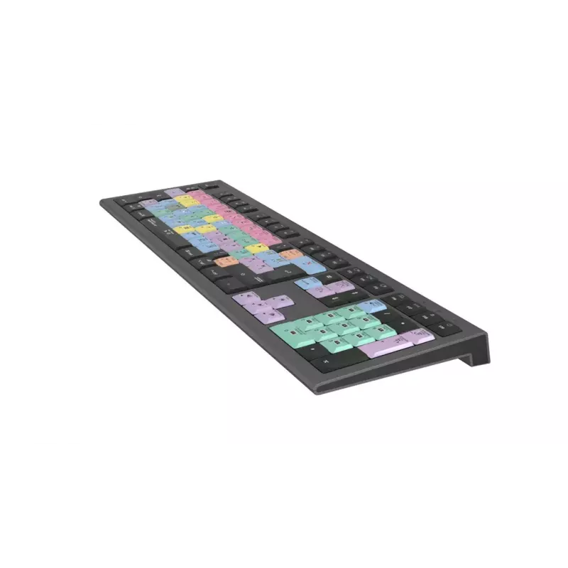 Klaviatūra LogicKeyboard LKB-FCPX10-A2M-FR laidinė USB AZERTY prancūzų viso dydžio 105 klavišai juoda