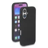 Apsauginis silikoninis švelnaus prisilietimo dėklas DELOCK, skirtas iPhone 17, juodas, tinka 6,3 colio (16 cm) ekranui