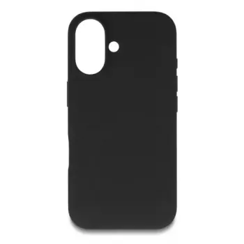 Apsauginis silikoninis švelnaus prisilietimo dėklas DELOCK, skirtas iPhone 17, juodas, tinka 6,3 colio (16 cm) ekranui