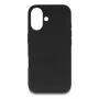 Apsauginis silikoninis švelnaus prisilietimo dėklas DELOCK, skirtas iPhone 17, juodas, tinka 6,3 colio (16 cm) ekranui