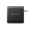 TARGUS 100W GaN kintamosios srovės įkroviklis nešiojamiesiems kompiuteriams, išmaniesiems telefonams, planšetiniams kompiuteriams — 1× USB-C, 2 m laidas, juodas
