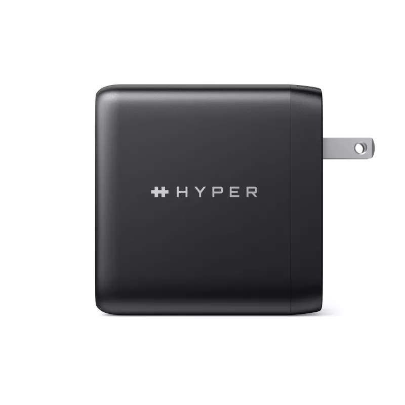 TARGUS 100W GaN kintamosios srovės įkroviklis nešiojamiesiems kompiuteriams, išmaniesiems telefonams, planšetiniams kompiuteriams — 1× USB-C, 2 m laidas, juodas