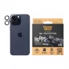 PanzerGlass Hoops kameros objektyvo apsauga iPhone 15 Pro 15 Pro Max mėlyna titano atspalvio atspari įbrėžimams smūgiams