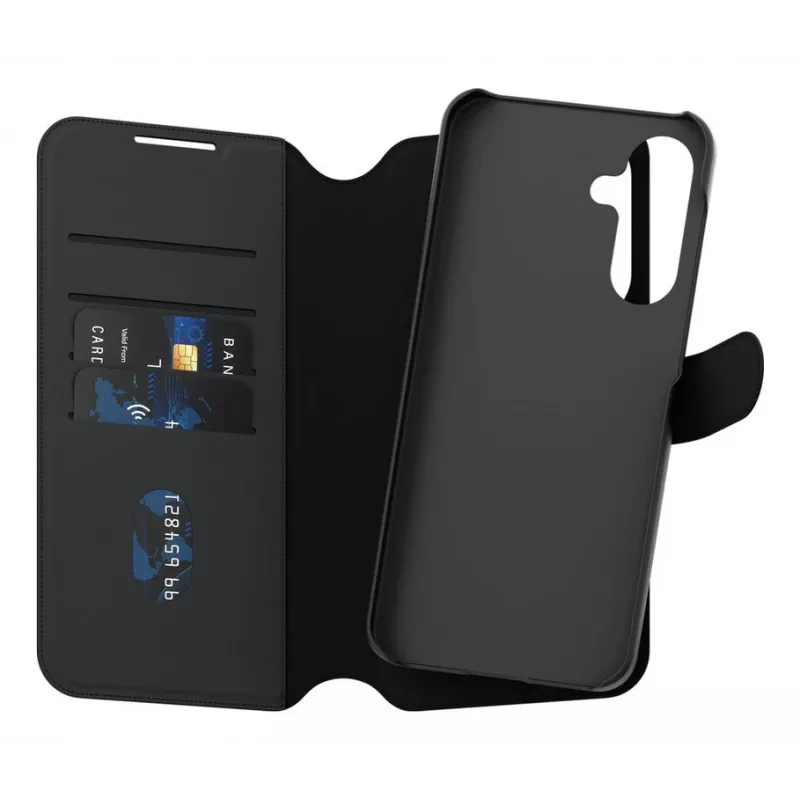 PanzerGlass Tango Two-in-One mobiliojo telefono dėklas 17 cm (6,7 col.) Piniginės tipo dėklas Juoda