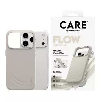 PanzerGlass CARE™ by ® Flow dėklas Vanilla su MagSafe, skirtas iPhone 17 Pro