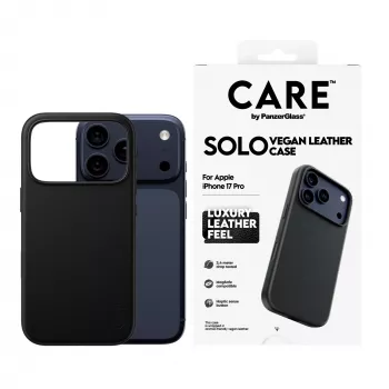 Apsauginis dėklas PanzerGlass CARE™ Solo dėklas juodas, skirtas iPhone 17 Pro