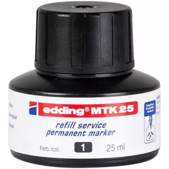Markerio papildymas Edding MTK 25 Juodas 25 ml