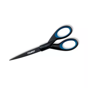 Žirklės DAHLE 54307-12978 biuro tiesaus kirpimo vienos 18 mm pjovimo ilgis juodos