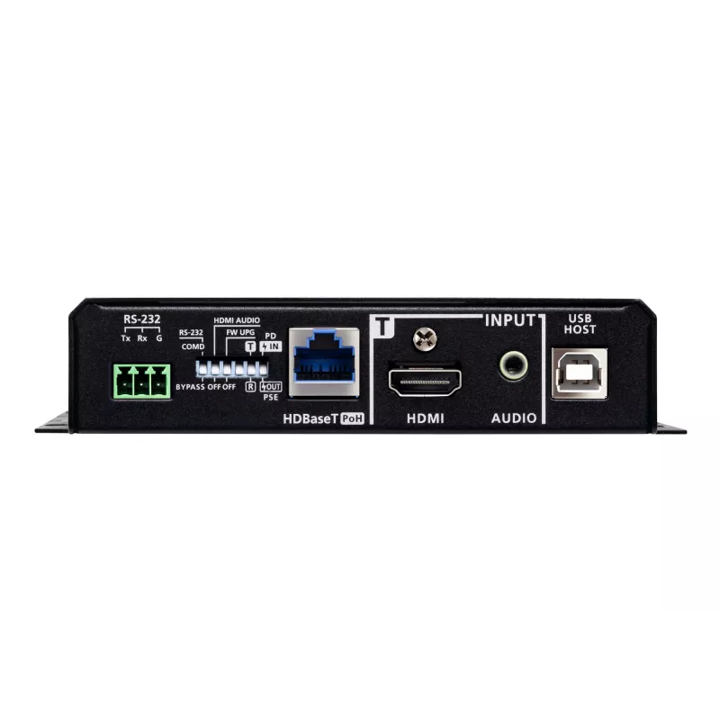 AV siųstuvas ir imtuvas ATEN True 4K HDMI/USB HDBT3.0-Lite – 4096×2160 iki 40 m, USB Type-A/Type-B, DC maitinimas