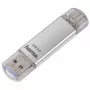 Hama C-Laeta USB atmintinė 16 GB USB Type-A / USB Type-C 3.2 Gen 1 (3.1 Gen 1) Sidabrinė