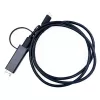 Yealink 330000008024 vaizdo kabelio adapteris 1,2 m HDMI Type A (standartinis) USB Type-C juoda