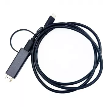Yealink 330000008024 vaizdo kabelio adapteris 1,2 m HDMI Type A (standartinis) USB Type-C juoda
