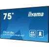 iiyama LH7575UHS-B1AG skaitmeninė iškaba Skaitmeninė reklaminė plokščia panelė 190,5 cm (75 colių) LCD Wi-Fi 500 cd/m² 4K Ultra HD Juoda Integruotas procesorius Android 11 24/7