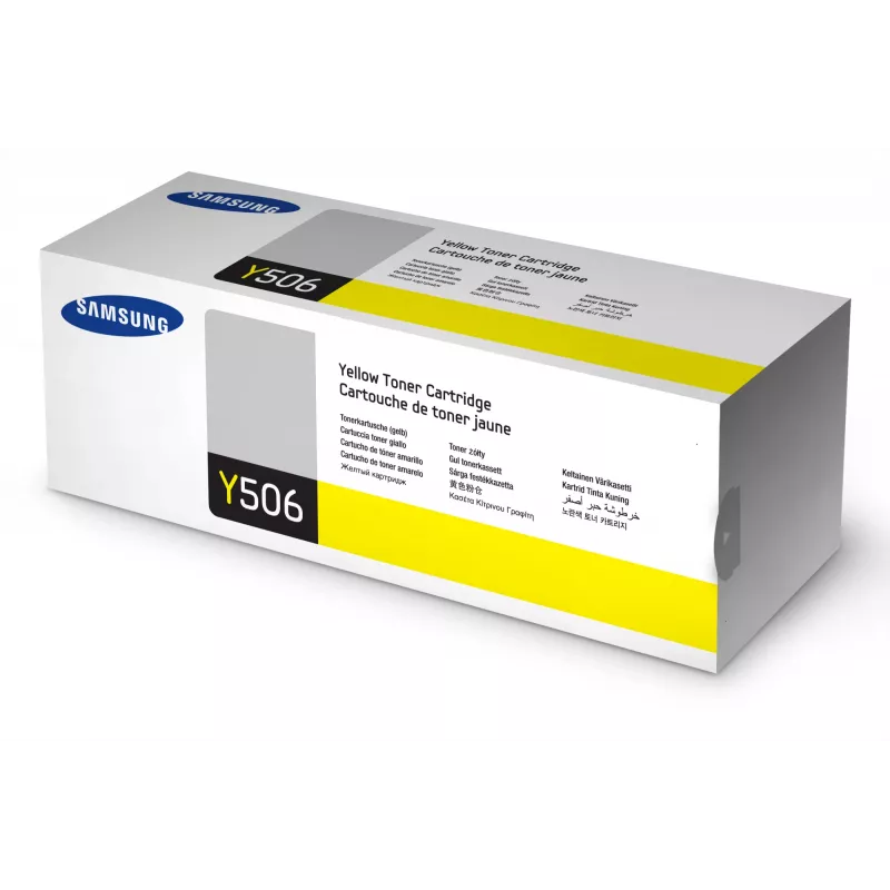 Samsung CLT-Y506S dažų kasetė 1 vnt. Originali Geltona