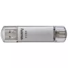 Hama C-Laeta USB atmintinė 32 GB USB Type-A / USB Type-C 3.2 Gen 1 (3.1 Gen 1) sidabrinė