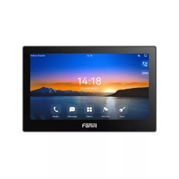 Vaizdo domofonas Fanvil i504 su 17,8 cm (7 colių) LCD, 1024×600, 1080p, Fast Ethernet, juodas
