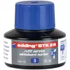 Markerio papildymas Edding BTK-25 mėlynas 25 ml, pakaitinis rašalas žymekliams