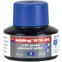 Markerio papildymas Edding BTK-25 mėlynas 25 ml, pakaitinis rašalas žymekliams