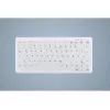 Klaviatūros dangtelis Active Key AK-C4110 — silikoninis, vokiškas išdėstymas, 291×139×25 mm, baltas