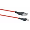 USB A į USB C kabelis SCHWAIGER LPRO510 501 — USB 3.2 Gen 1 (3.1 Gen 1), 1,2 m, raudonas