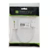 Techly DisplayPort 1.2 kištukas / HDMI lizdas adapteris 15 cm baltas IADAP DP-HDMIF2
